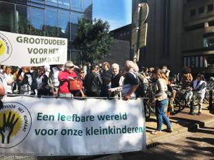 De derde editie van de klimaatmanifestatie Global Strike for Future in Brussel op 20 september 2019