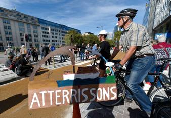 De derde editie van de klimaatmars "Global Strike For Future" in Brussel, op 20 september 2019