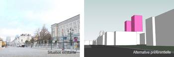 RPA Wetstraat hoogbouw Paleizenplein Hertogstraat