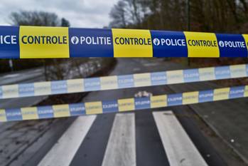 9 februari 2020: onweerschade door storm Ciara in Vorsterielaan in Watermaal-Bosvoorde