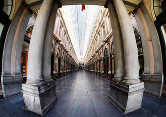 Lockdown coronavirus: de verlaten Sint-Hubertusgalerijen