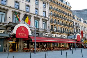 Hotel Métropole in april 2019: zwanenzang aan de voetgangerszone