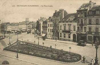 Zicht Liedtsplein, richting Gallaitstraat, voor 1913