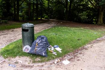 Het Ossegempark na Couleur Cafe en Core op 6 juli 015