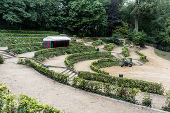 Het Ossegempark na Couleur Cafe en Core op 6 juli 017