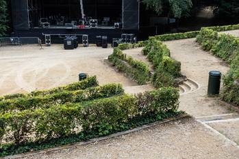 Het Ossegempark na Couleur Cafe en Core op 6 juli 018