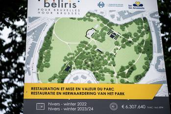 De restauratie van het park van Vorst 6