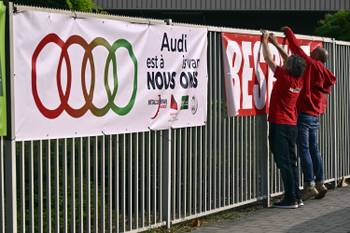 20 augustus 2024: het voortbestaan van Audi Vorst is onzeker, vakbonden staken en roepen het personeel op solidair te zijn