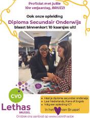 Advertentie Bruzz CVO Lethas Brussel