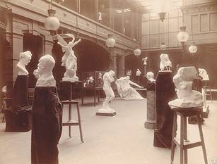 Tentoonstelling Rodin in het Maison dArt 1899