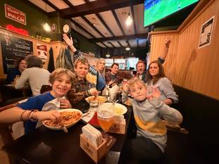 Spaghettislag bij Cafe in den Hemel