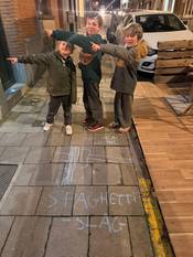 Spaghettislag bij Cafe in den Hemel