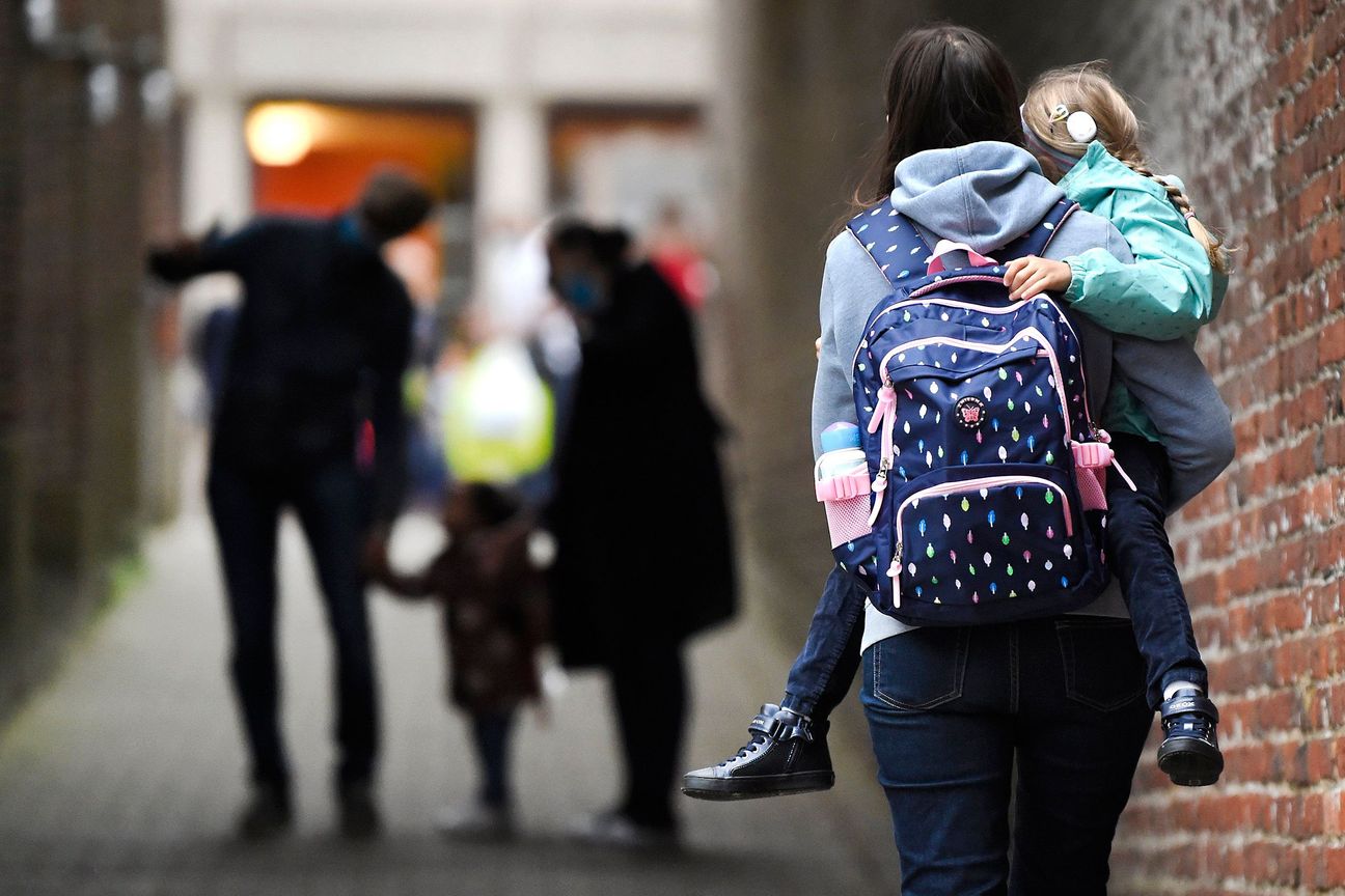 1 september 2021: eerste schooldag in het kleuter- en lager onderwijs van het Institut des Dames de Marie/Ecole du bonheur in Sint-Lambrechts-Woluwe