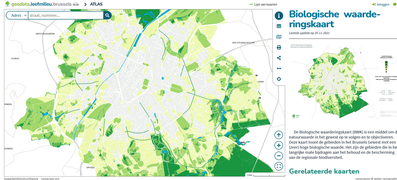 Biologische waarderingskaart 2021