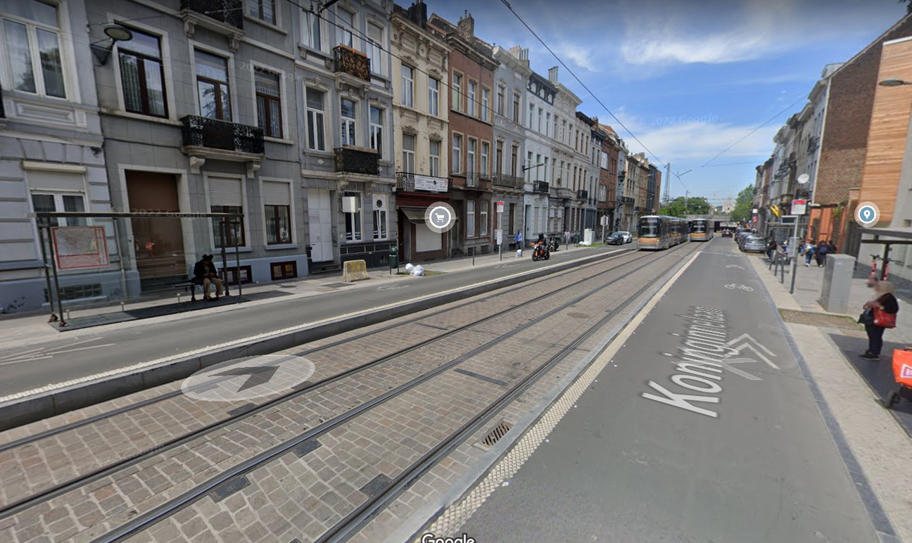 Weense halte aan de Koninginnelaan in Schaarbeek