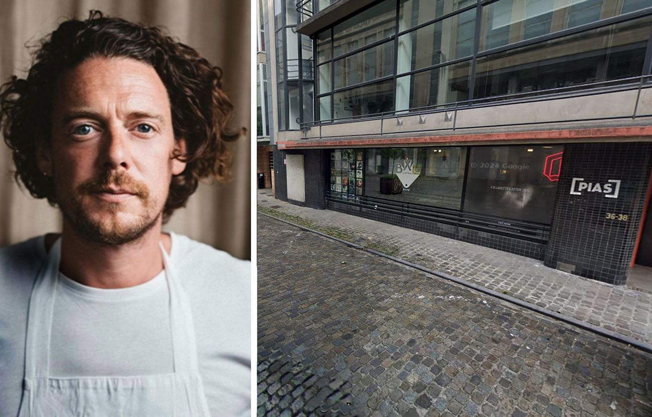 Sterrenchef Kobe Desramaults opent restaurant Eliane in de Sint-Laurensstraat 36, waar platenmaatschappij Pias was gevestigd was