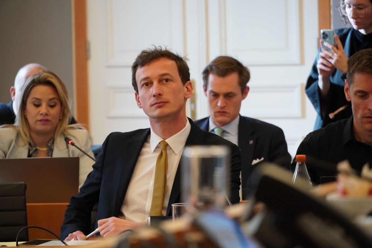 Mathias Vanden Borre (N-VA) in de raad van de Vlaamse Gemeenschapscommissie