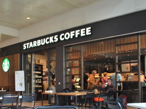 De Starbucks in Brussel-Noord opende al in 2012. © vyaggio.com