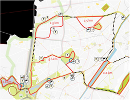 Looproutes Anderlecht, voorstel