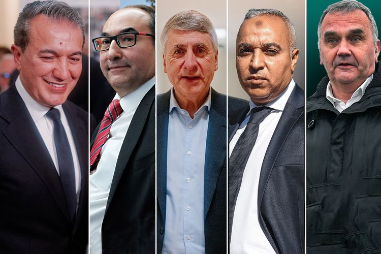 Gemeenteraadsverkiezingen 13 oktober 2024. De vijf best scorende politici waren Emir Kir, Ahmed Laaouej, Olivier Maingain, Ridouane Chahid en Benoît Cerexhe