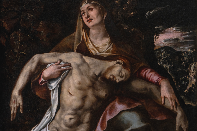 Een vermoedelijk vijfde schilderij van Michelangelo, getiteld 'Pietà spirituali' bevindt zich in Brussel, in handen van een anoniem privé-eigenaarskoppel.