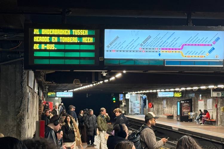 Metrostation Tomberg in Sint-Lambrechts-Woluwe