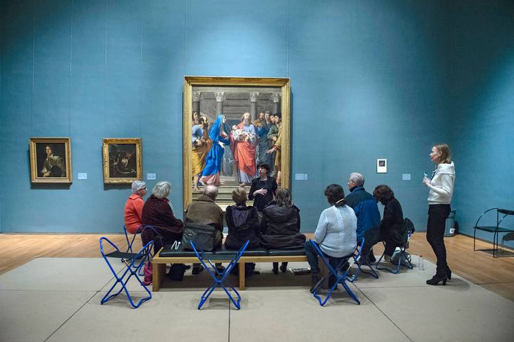 Een schilderij van Philippe de Champagne in het Koninklijk Museum voor Schone Kunsten (KMSK)