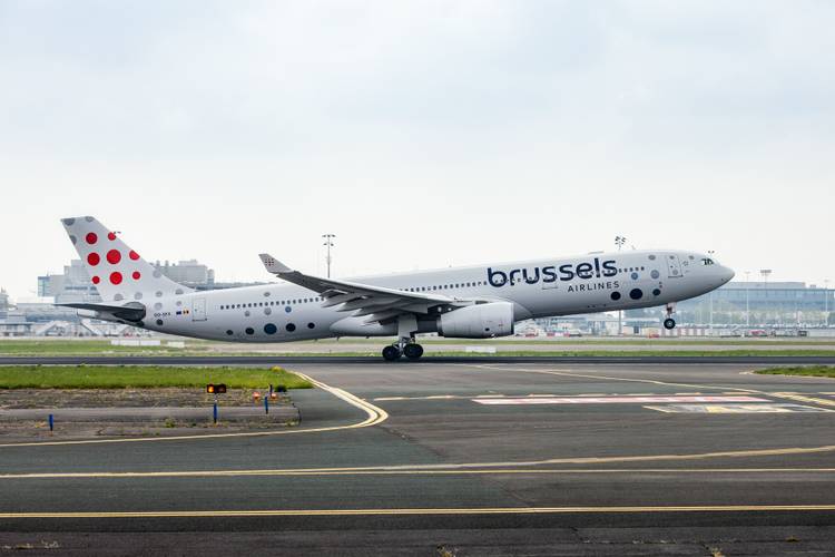 De Airbus A330 van Brussels Airlines