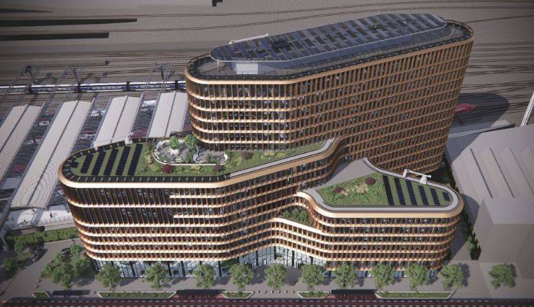 Ook Infrabel plant 60 meter hoge hoofdzetel aan Zuidstation | BRUZZ