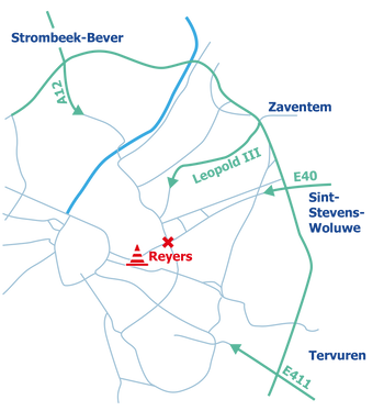 Alternatieve routes Reyerstunnels