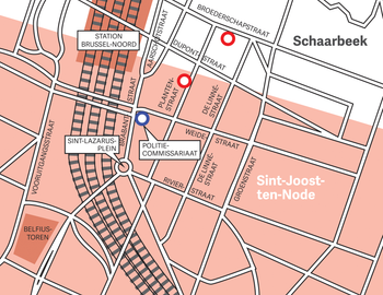 Kaart_Rosse_buurt_onderzoek_BRUZZ_buurt_Schaarbeek_Sint-Joost_(c)_Peter_Dhondt-BRUZZ