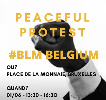 Oproep tot 'black lives matter'-protest in Brussel