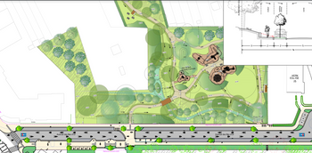 Het plan voor het Goudeneilandenpark in Woluwe