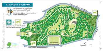 plattegrond dudenpark honden