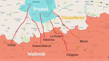 Fietscorridors uit Wallonië naar Brussel