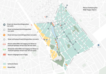 Het nieuwe circulatieplan voor de wijk Vijvers-Elsene