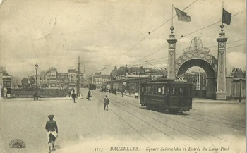 Lunapark van Brussel aan IJzer