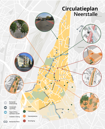 De nieuwe autoluwe wijk Neerstalle