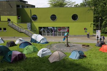 Studenten bezetten VUB voor Palestina