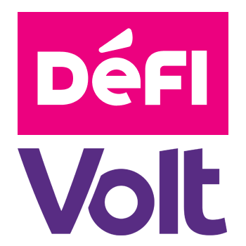 Gemeenteraadsverkiezingen 13 oktober 2024: logo kartel Volt-Défi Sint-Gillis