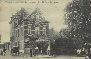 Taverne verdwenen 'Le Chien Vert' in St-P-Woluwe