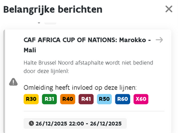 Routeplanner De Lijn 20251216