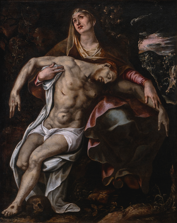 Een vermoedelijk vijfde schilderij van Michelangelo, getiteld 'Pietà spirituali' bevindt zich in Brussel, in handen van een anoniem privé-eigenaarskoppel.