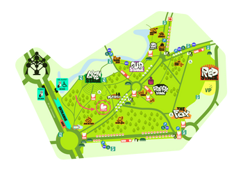 Plattegrond van Couleur Café 2026.