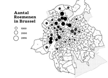 Waar wonen de Roemenen in Brussel