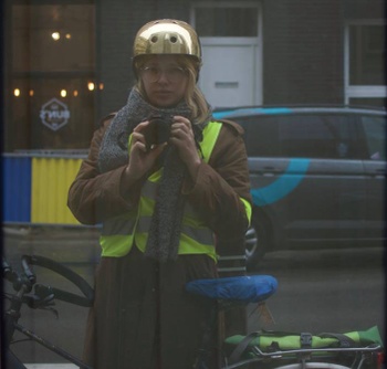 Louise Isselé over fietsen in Brussel