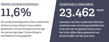 Inkomen en werkloosheidsgraad Sint-Lambrechts-Woluwe