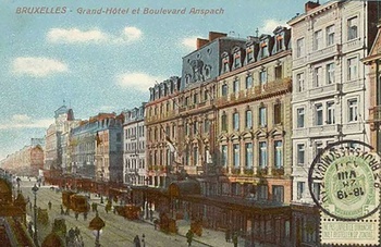 Grand Hotel Anspachlaan 19de eeuw