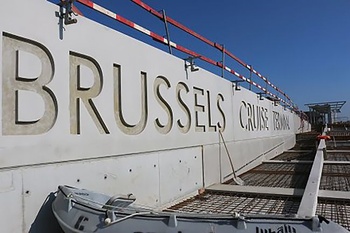 De Brussels Cruise Terminal in aanleg