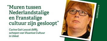 Quote Carine Gol-Lescot, schepen van Vlaamse Cultuur in Ukkel